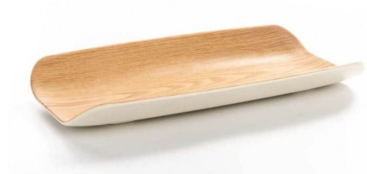 Bandeja Rectangular P22327 Natural Marrón Claro